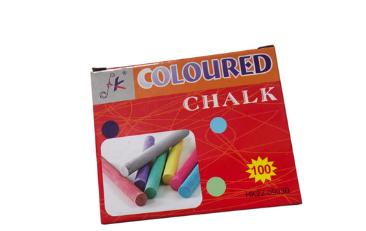 100-Piece Coloured Chalk Set – Bright, Bold & Endless Fun!