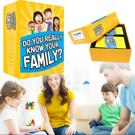 Do You Really Know Your Family? – 200 Card Game for Kids, Teens & Adults