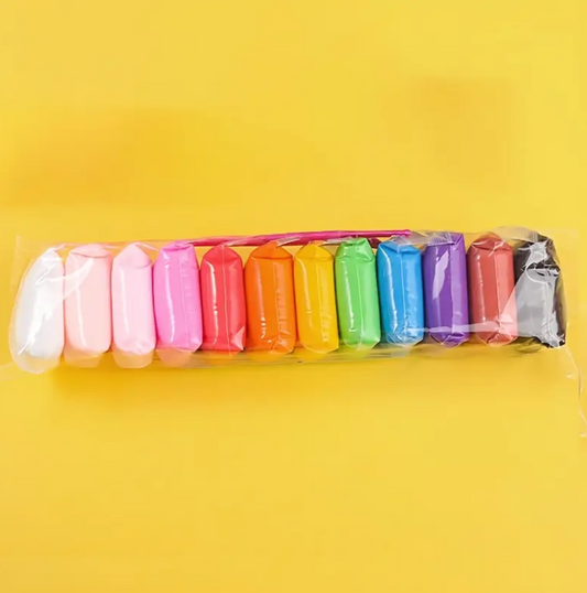 12 Colours Ultra-Light Clay Crafting Kit