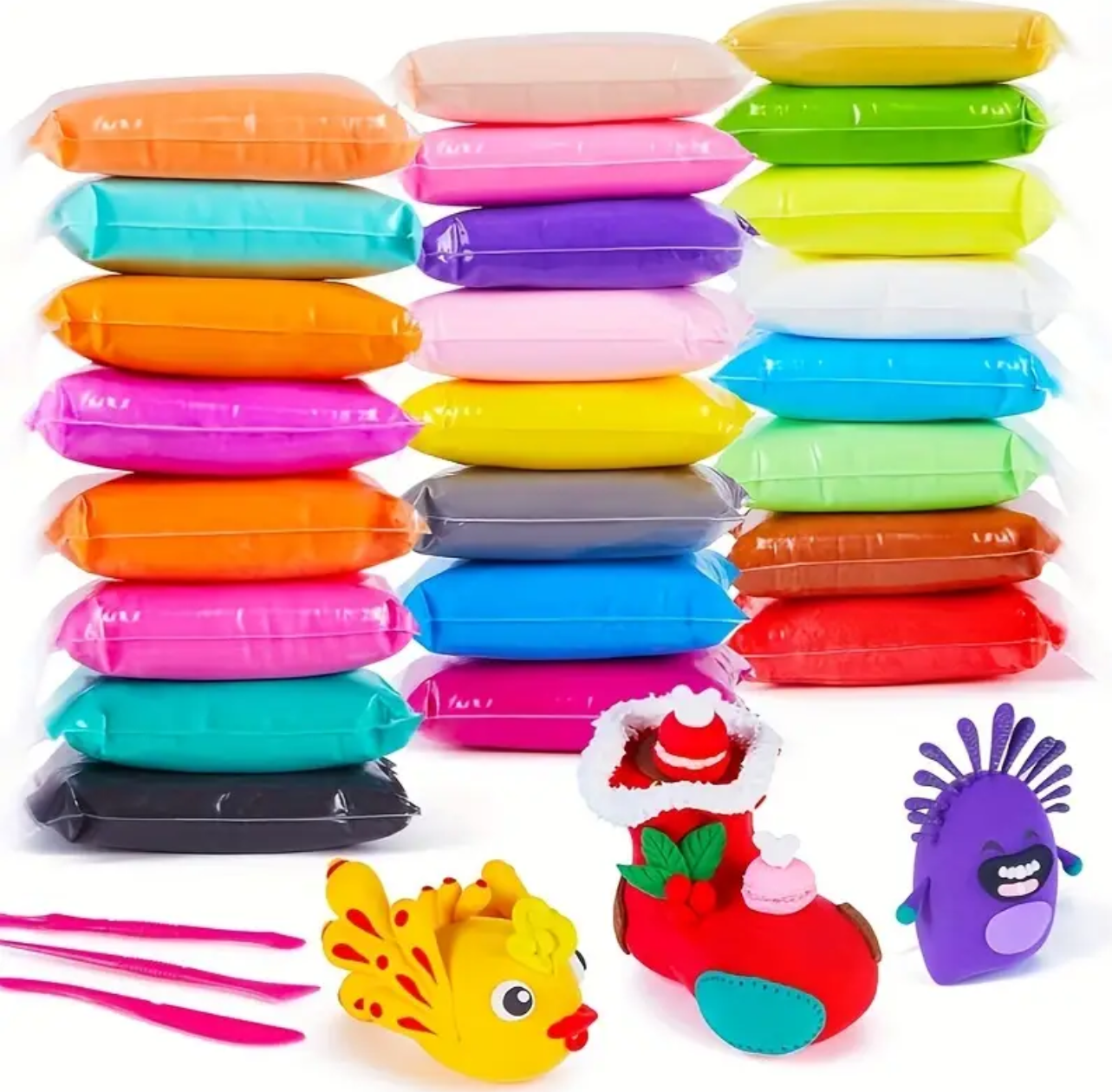 12 Colours Ultra-Light Clay Crafting Kit