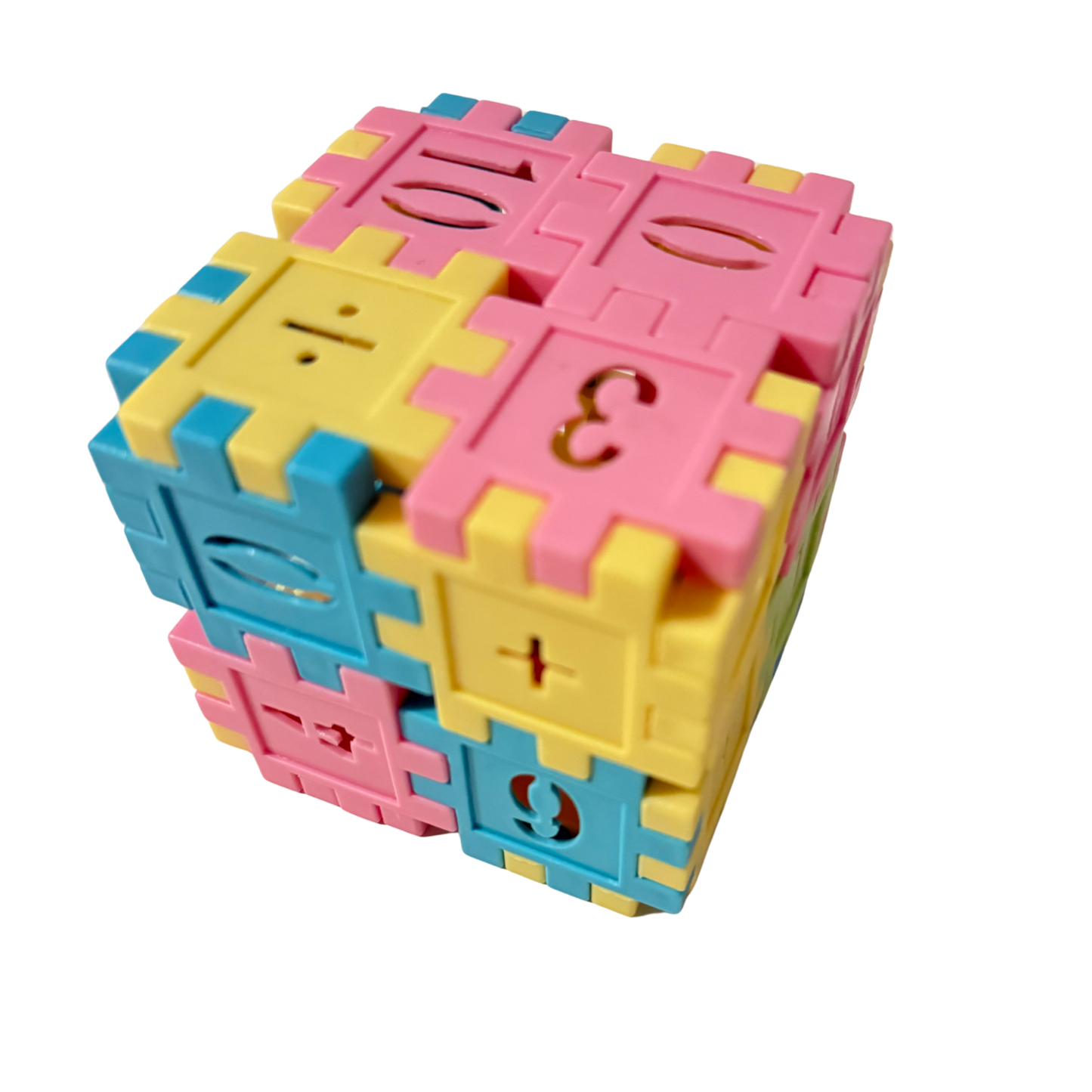 STEM Learning Toy Bundle – Montessori-Inspired 4-in-1 Educational Construction Set for Kids – Maths, Building & Creative Play (Interlocking Blocks + Discs + Number Board + Pin Art Board)