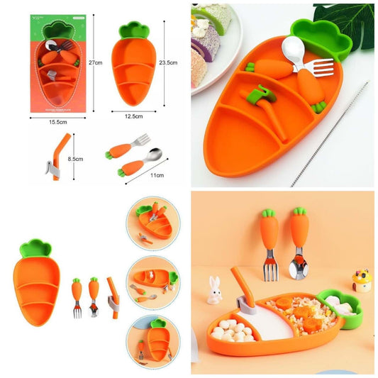 Carrot Silicone Plate