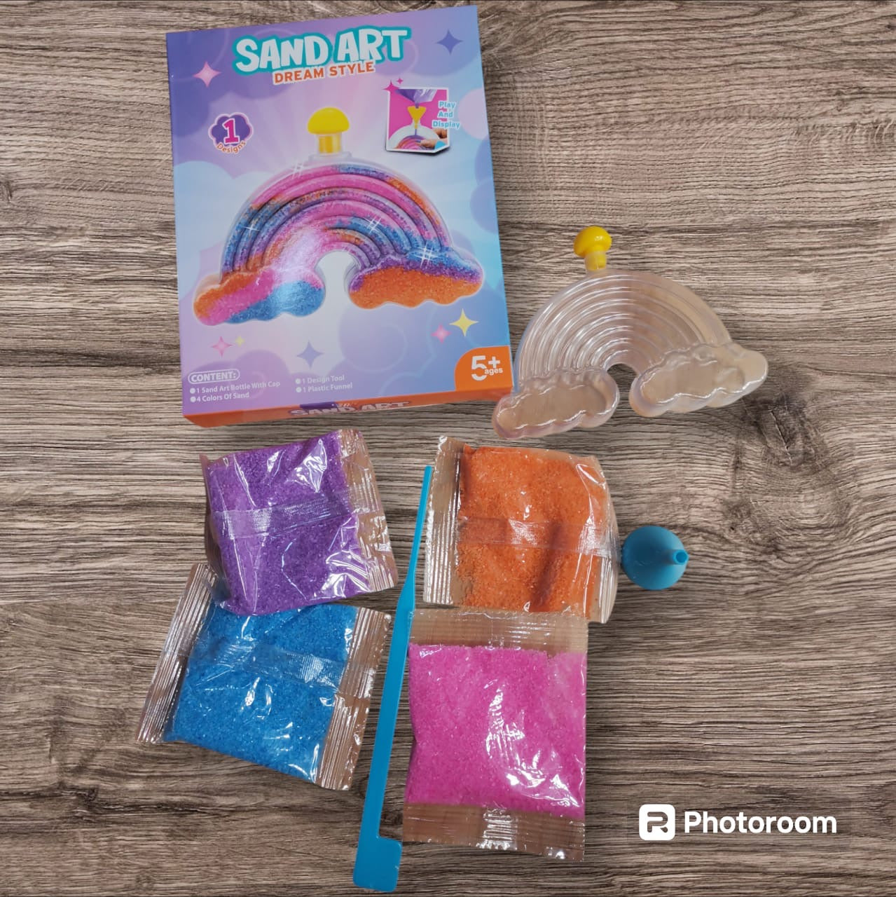 2x Sand Art Fun Display Set - Animal Style & Dream Style